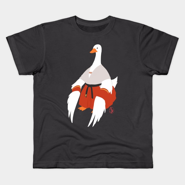 GOOSE HOWARD Kids T-Shirt by IreneKoh